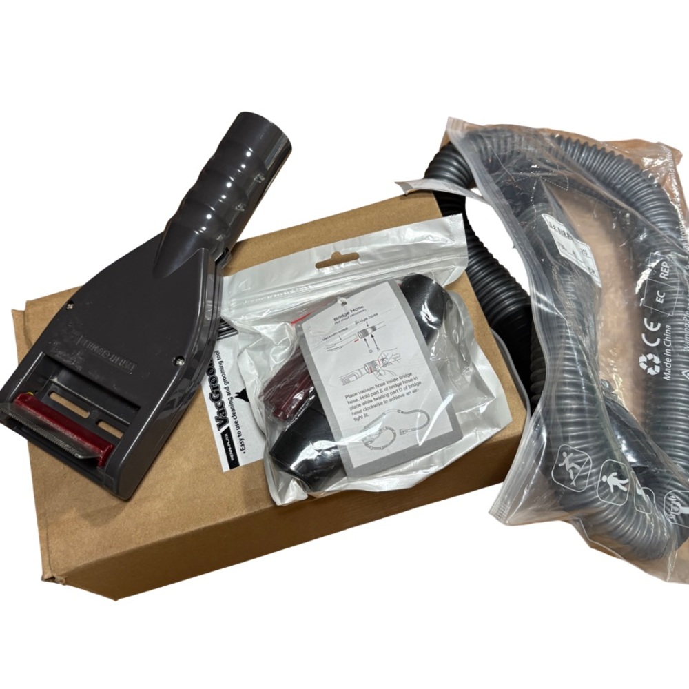Penn-Plax VacGroom Pet Grooming and Shedding Vacuum Attachment Kit new - Picture 2 of 7
